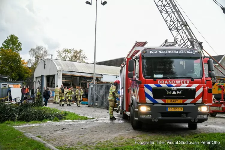 Brand in loods Nederhorst