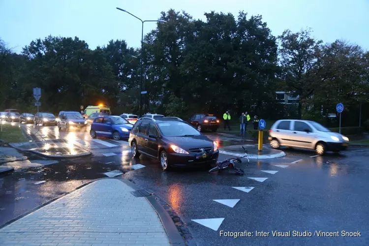 Fietser gewond bij ongeval in Huizen