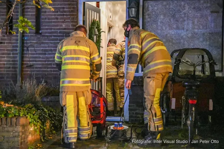 Brand in droger in woning Hilversum