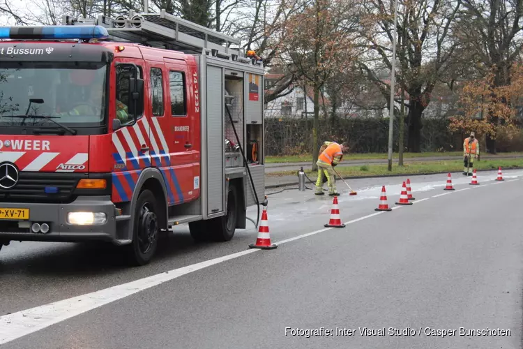 Brandstofspoor op Brinklaan Bussum