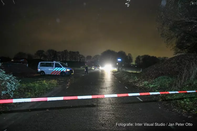 Bloedspoor aangetroffen bij gewonde op straat in Hilversum