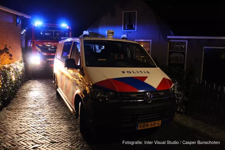 Schoorsteenbrand in Huizen