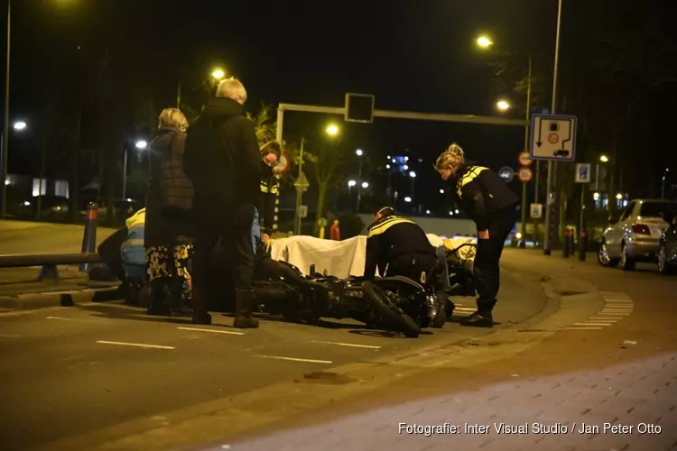 Motorrijder gewond na ongeval op kruising