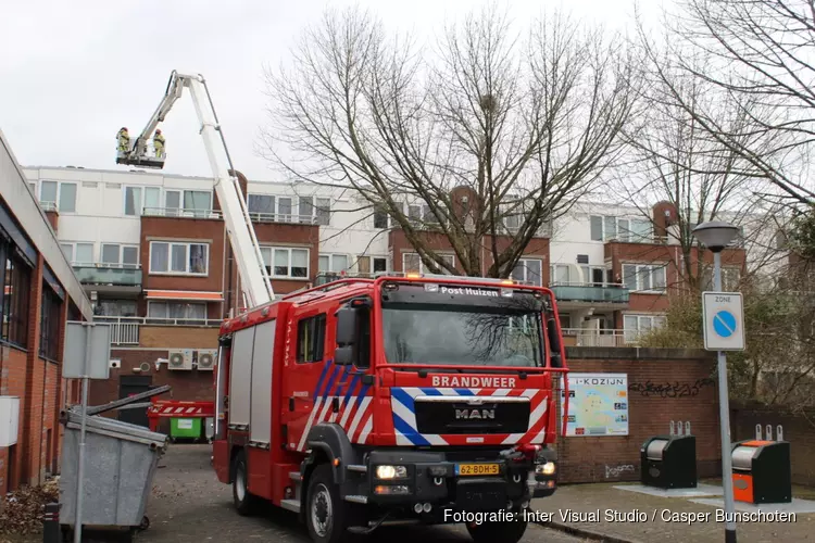 Winkelcentrum afgesloten vanwege storm