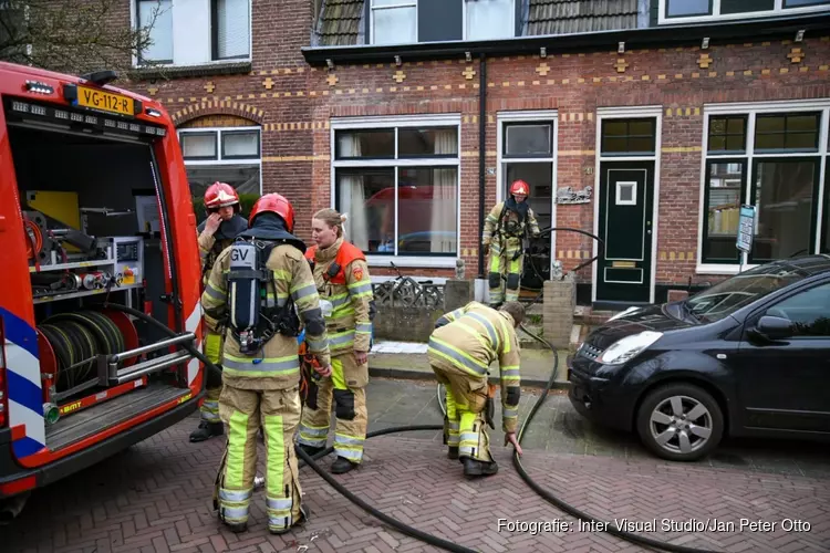 Brand door wasmachine in woning Irisstraat Hilversum