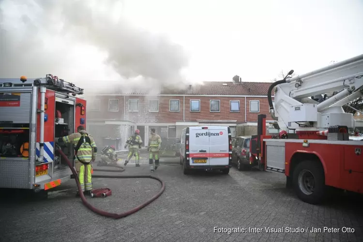 Forse schade bij brand in woning Hilversum