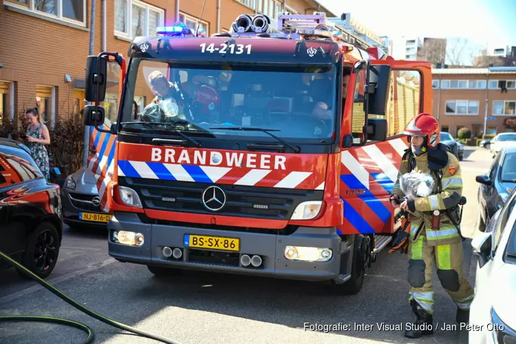 Brand op zolder van woning in Hilversum