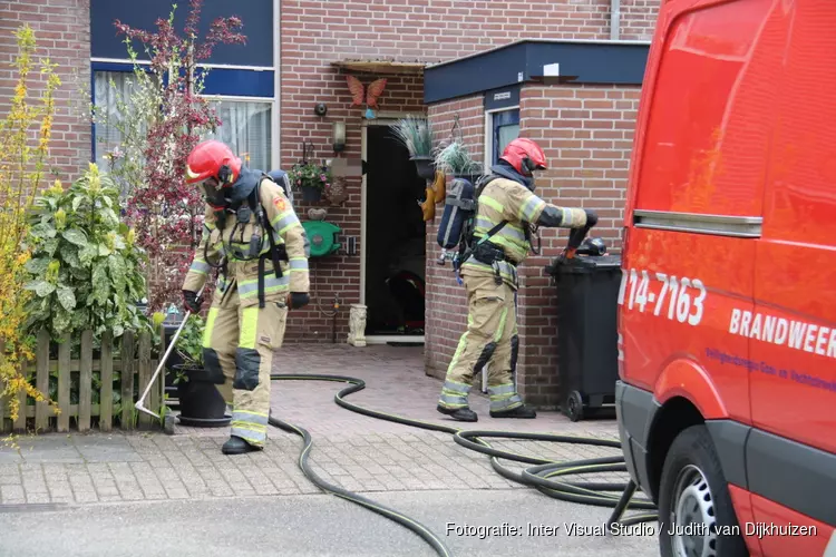 Zolder brand aan de Liebergerweg in Hilversum