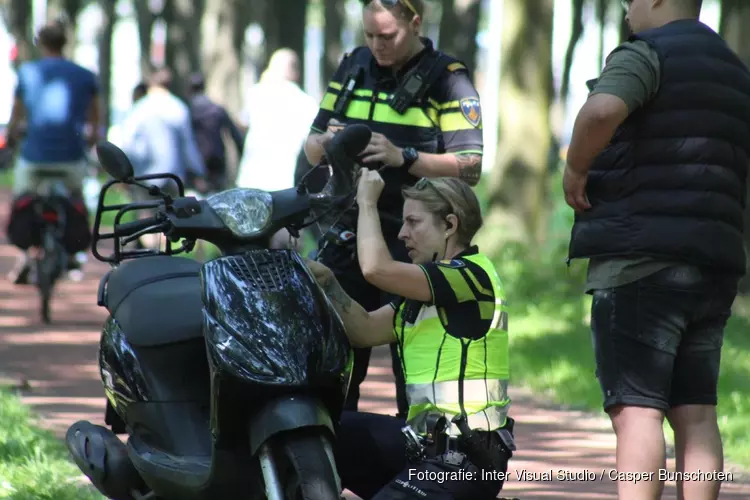 Ongeval op fietspad in Huizen