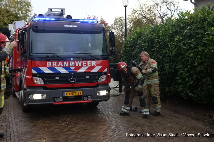 Brand in een woning in Blaricum