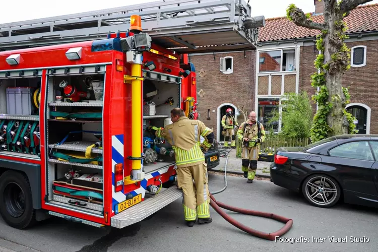 Korte brand in woning Muiderberg