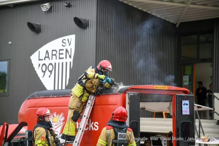 Brand in foodtruck in de kiem gesmoord