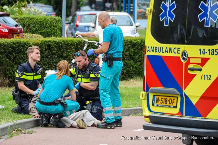 Bestuurder scootmobiel gewond na val