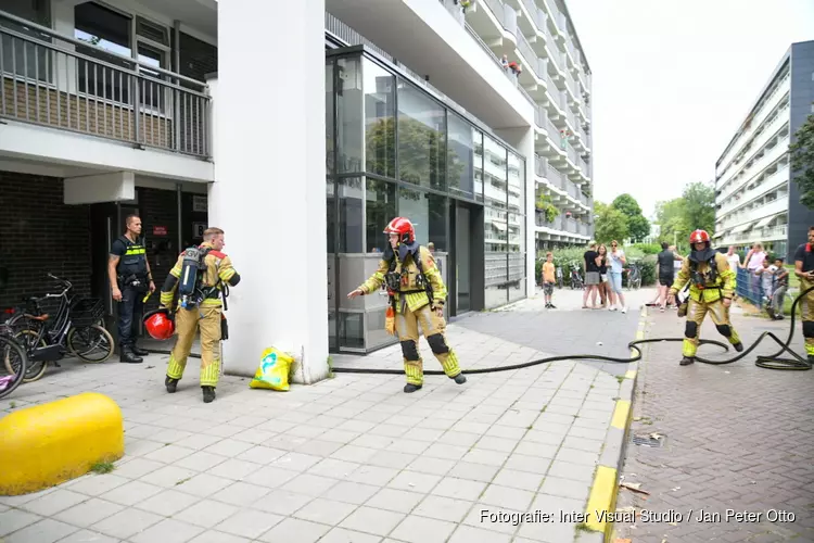 Brandmelding bij flat Erasmuslaan in Hilversum blijkt loos alarm