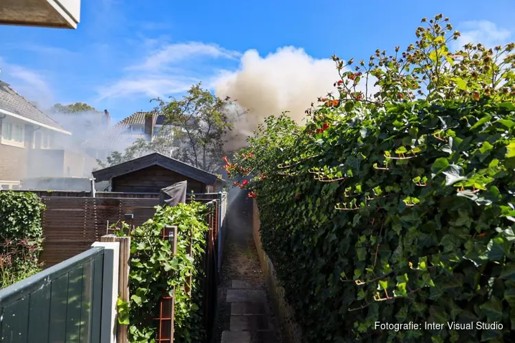 Schuurbrand in Huizen