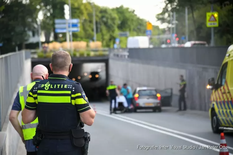 Kopstaartbotsing in Amaliatunnel in Hilversum