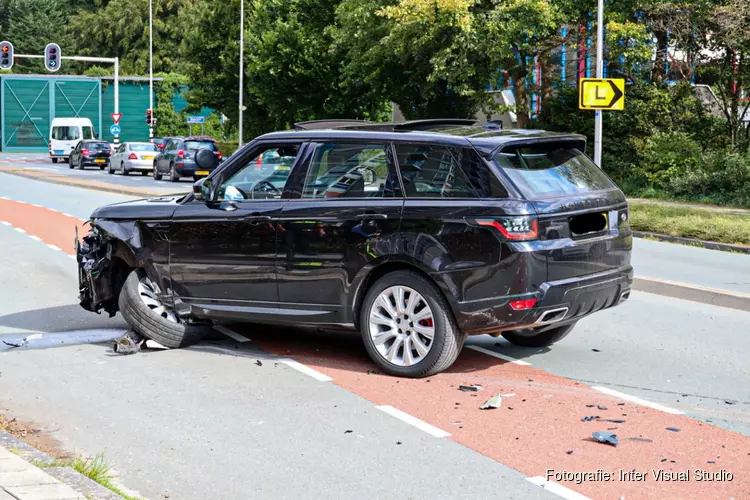 Botsing op Ceintuurbaan in Bussum