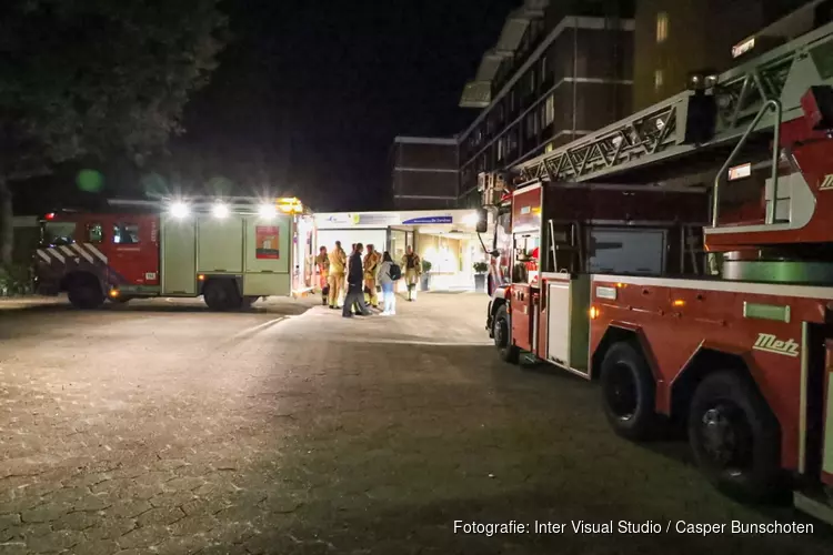 Korte brand in wooncentrum in Bussum