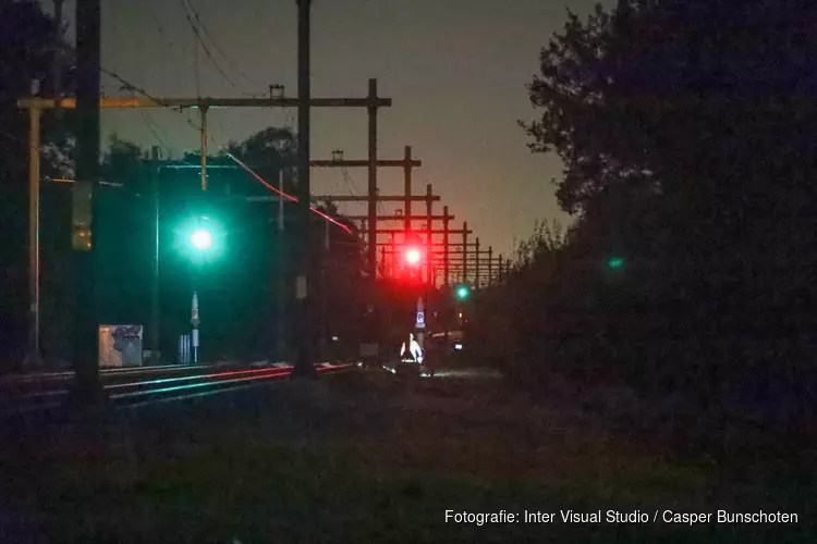 Hert aangereden op spoor in Naarden