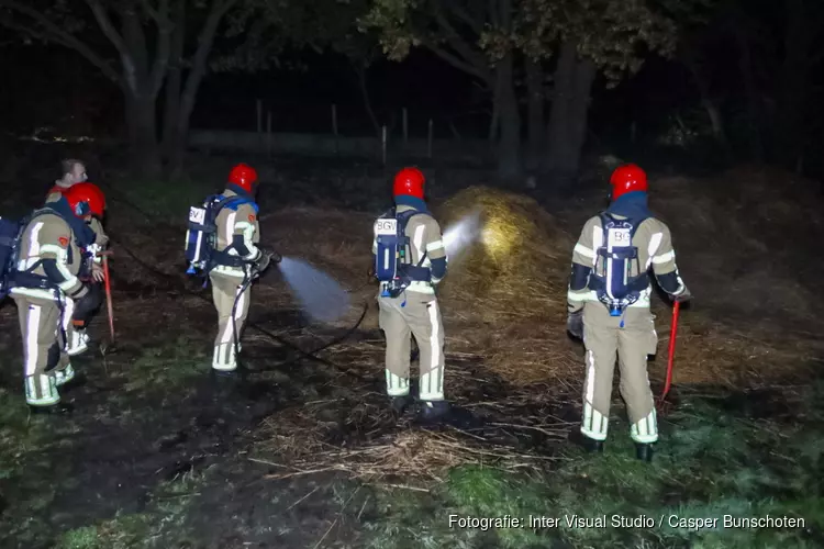 Brandje bij gronddepot gemeente Blaricum