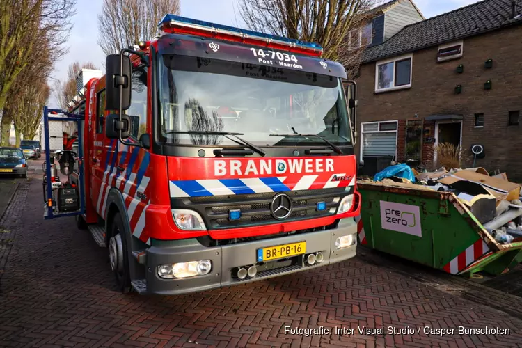 Korte brand in woning Naarden