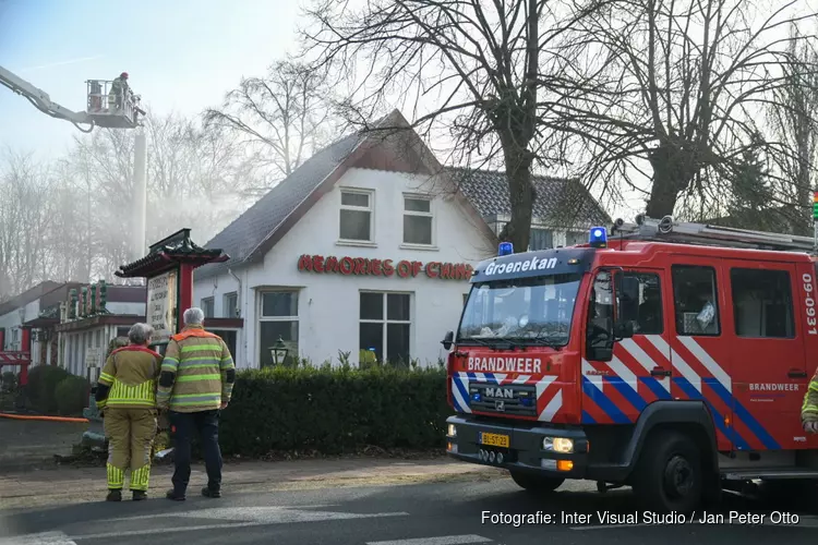 Brand in voormalig Chinees restaurant