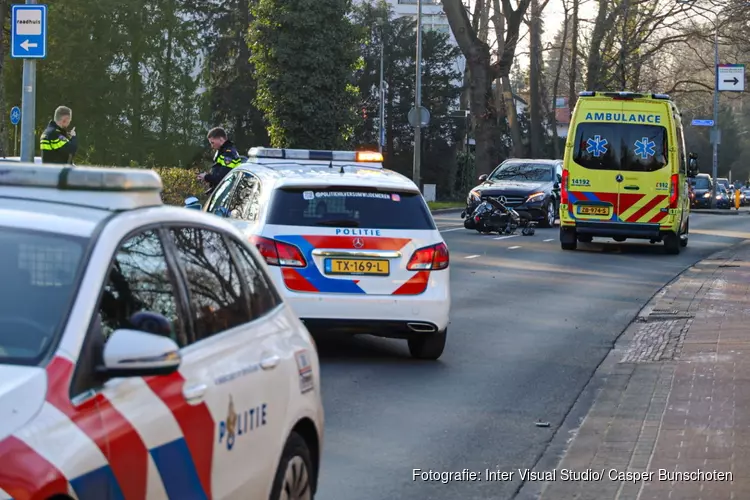 Motorrijder gewond bij ongeval in Hilversum