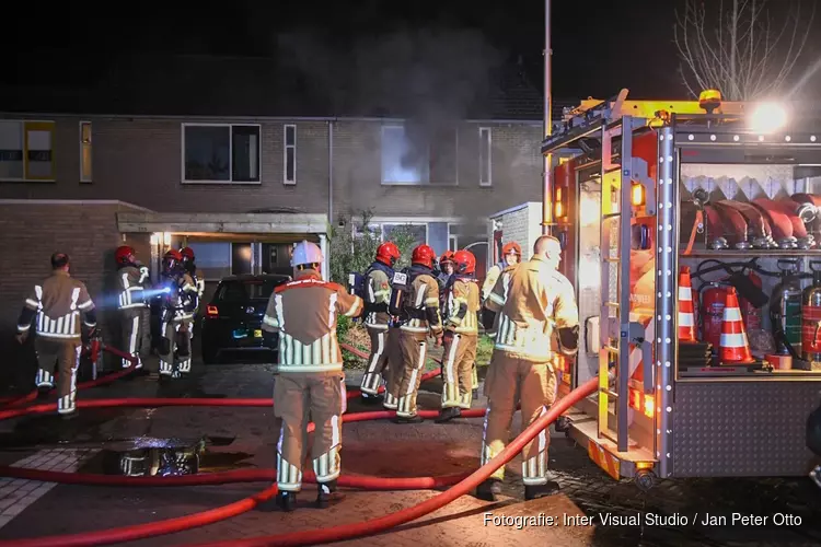 Brand in woning aan Hommelmeent in Hilversum