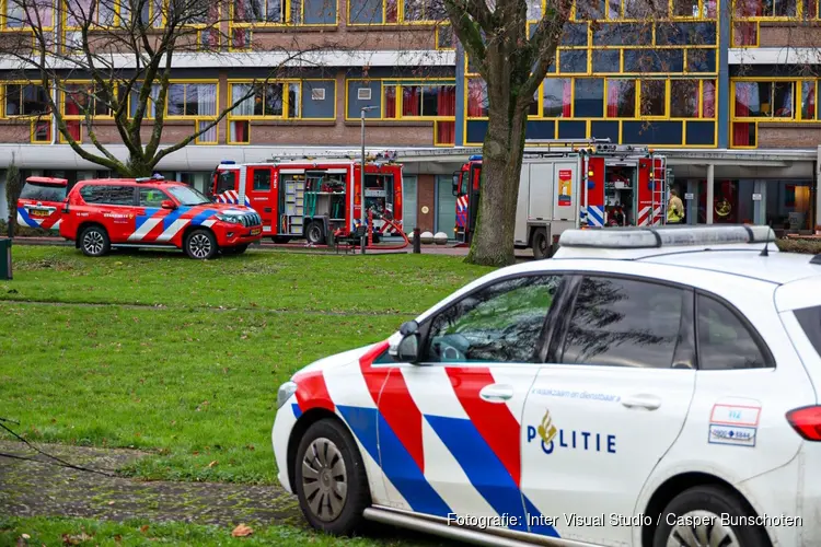 Brand in zorginstelling in Naarden