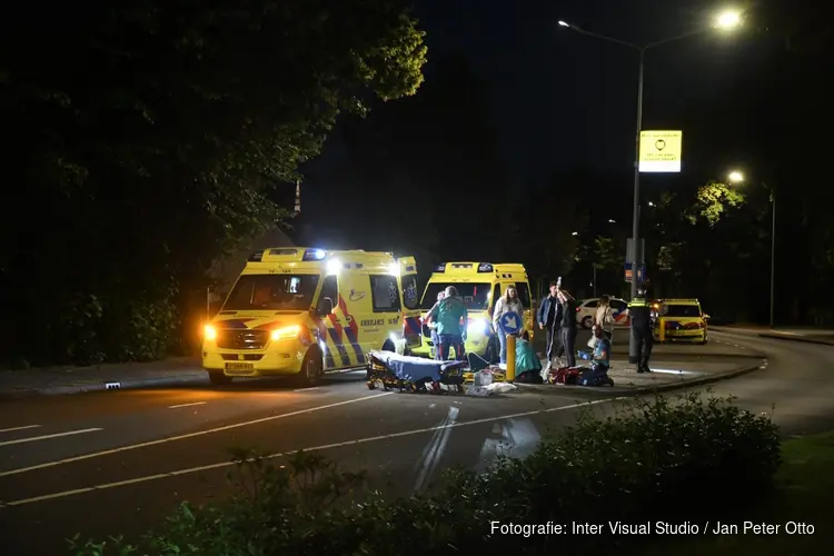 Motorrijder raakt gewond bij val