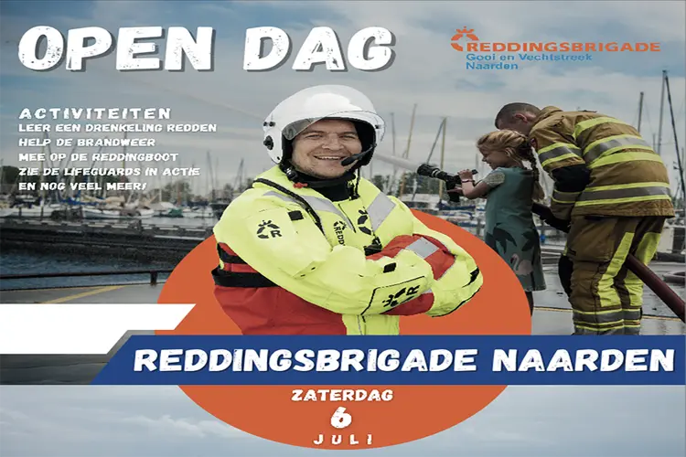 Open dag Reddingsbrigade Naarden op zaterdagmiddag 6 juli