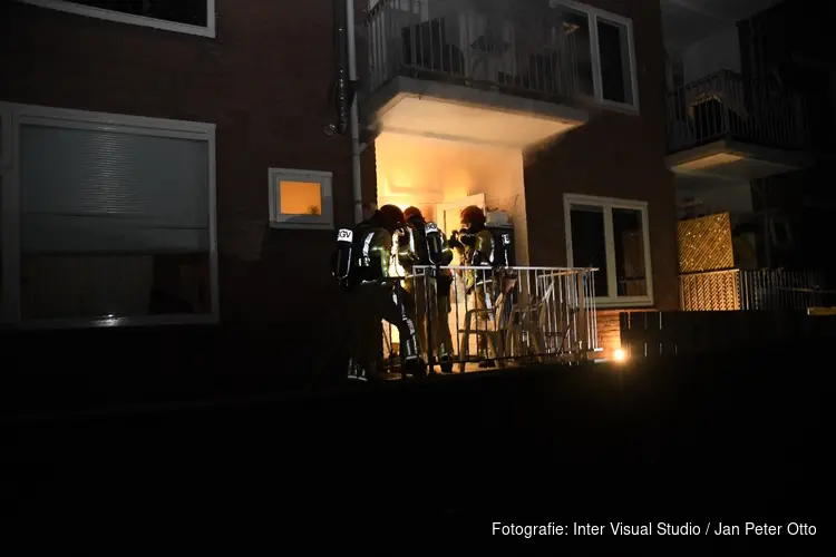 Nachtelijk pannetje op het vuur vergeten in flatwoning in Hilversum