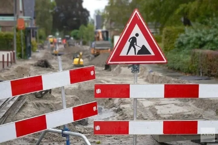 Graaf Willem de Oudelaan in Naarden: op 15 en 16 augustus 2 verschillende afsluitingen