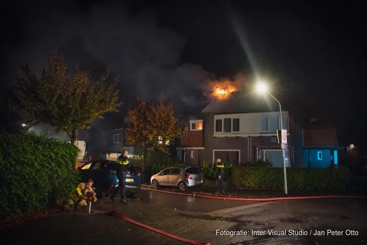 Uitslaande brand in woning Hilversum