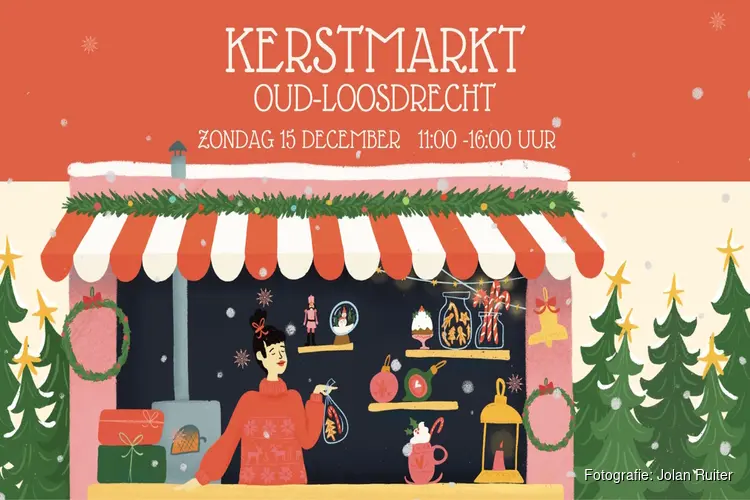 Kerstmarkt Oud-Loosdrecht op zondag 15 december