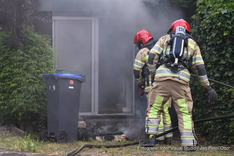 Schuurtje in brand in Hilversum