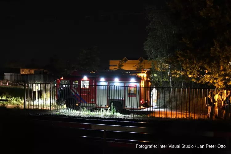 Brand in transformatorhuisje