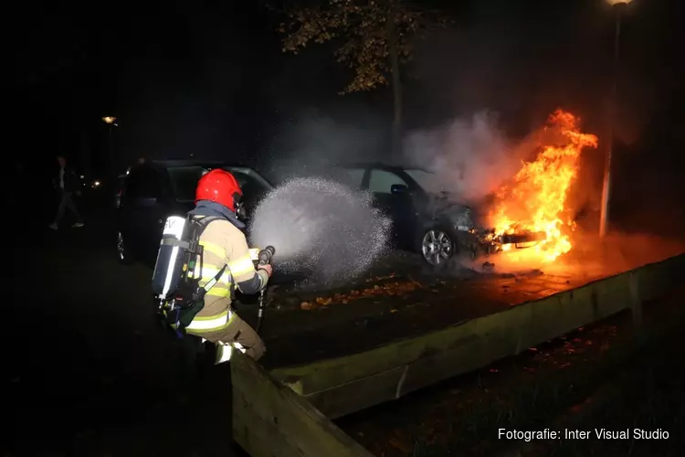 Autobrand in Huizen