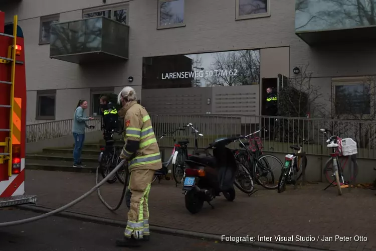 Scooter in brand in Hilversum