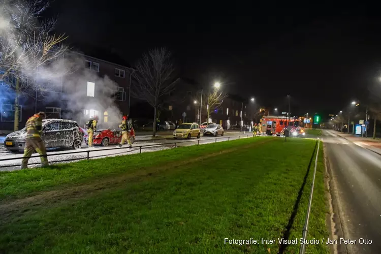 Auto uitgebrand in Hilversum