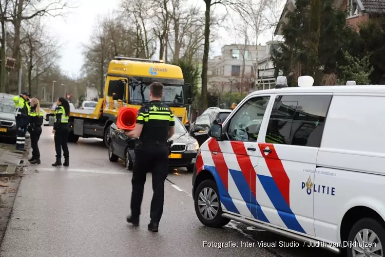 Flinke schade na ongeval Bussum