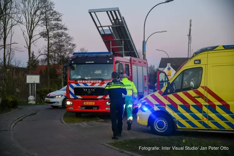 Grote zoekactie naar persoon te water in Loosdrecht