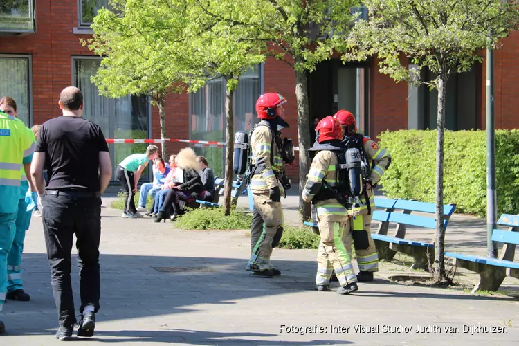 Lichtgewonde na brand in zorginstelling Weesp