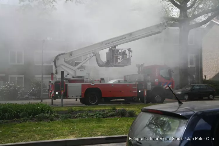 Brand in portiekwoning Hilversum