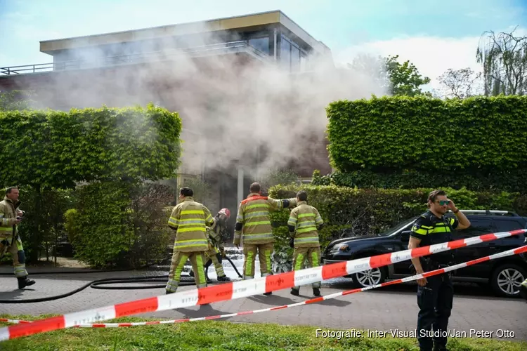 Brand in woning Hilversum