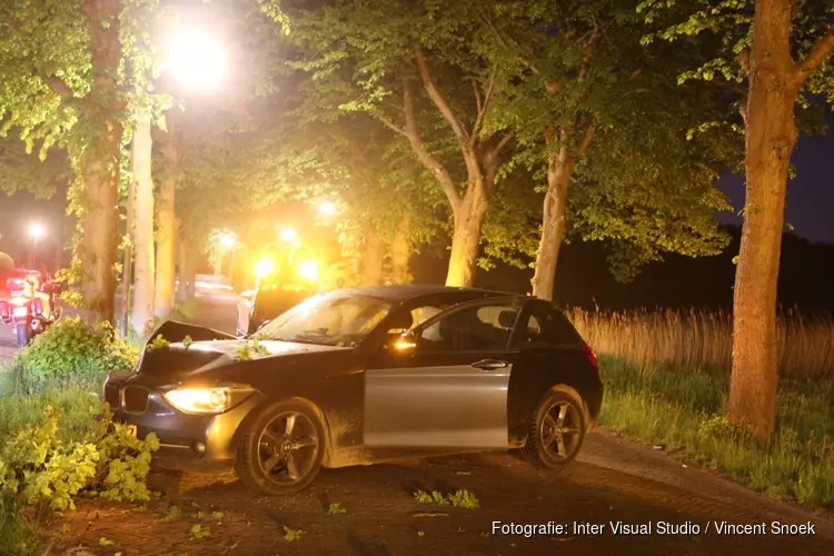 Bestuurder aangehouden na ongeval in Naarden