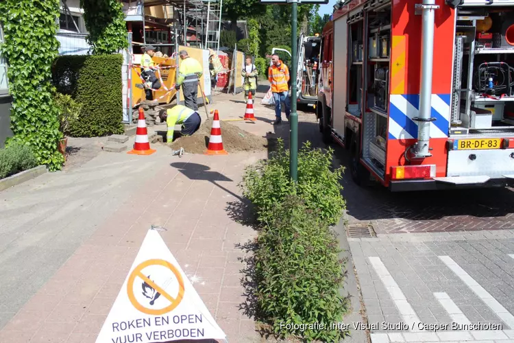 Gaslek ontstaan in Blaricum