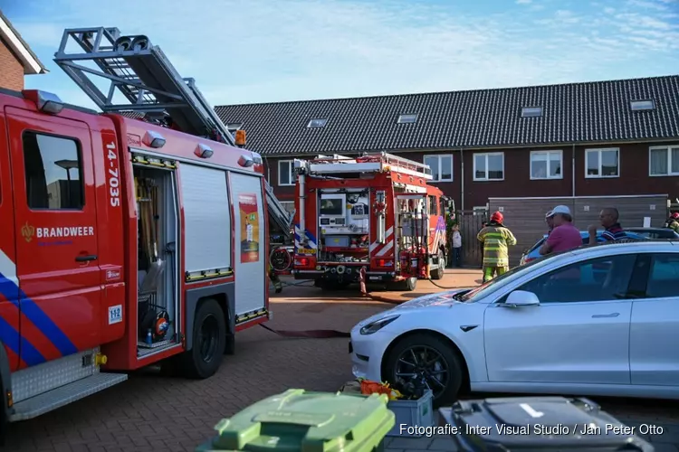 Brand in schuur in Nederhorst den Berg