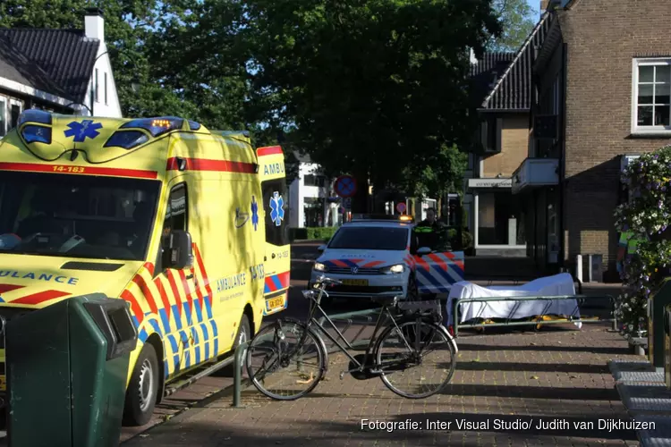 Vrouw gewond door botsing