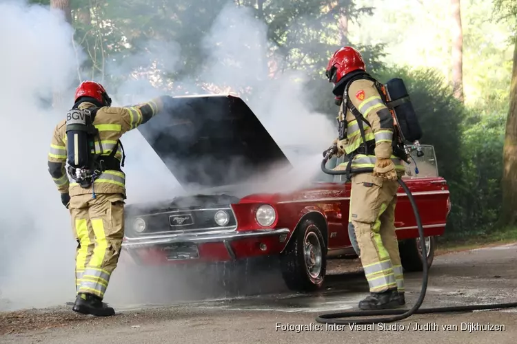 Oude Fort Mustang uitgebrand in Huizen